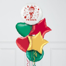 I'm Back Elf Inflated Foil Balloon Bunch