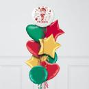 I'm Back Elf Inflated Foil Balloon Bunch