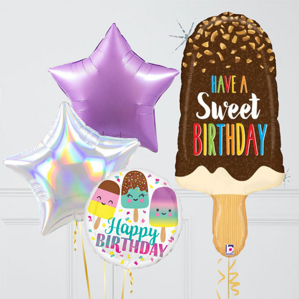 Ice Cream Birthday Balloon Package