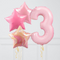 Pink Magic Birthday Set Foil Balloons (one number)