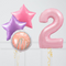 Inflated Unicorn Happy Birthday Balloon Numbers