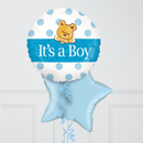 It's a Boy! Teddy Bear Inflated Foil Balloon Bunch