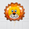 Jungle Lion Rainbow Inflated Balloon Package