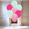 Pink Mint Party Helium Latex Balloon Bunch