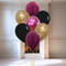 Pomegranate Glitz Party Helium Latex Balloon Bunch