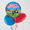 Level Up Gamer Happy Birthday Inflated Foil Balloon Bunch