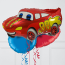 Lightning McQueen Birthday Inflated Balloon Bunch