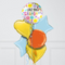 Love You Grandma Hearts Inflated Foil Balloon Bunch