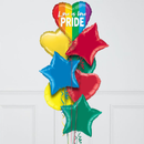 Love is Love Pride Foil Balloon Bouquet