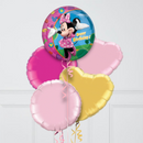 Loved Up Minnie Mouse Happy Birthday Inflated Balloon Bunch