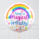 Magical Birthday Inflated Foil Balloon Bunch