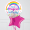 Magical Birthday Inflated Foil Balloon Bunch
