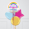 Magical Birthday Inflated Foil Balloon Bunch