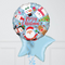 Merry Christmas Friends Inflated Foil Christmas Balloons