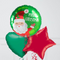 Merry Christmas Santa Stripe Inflated Foil Christmas Balloons