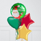 Merry Christmas Santa Stripe Inflated Foil Christmas Balloons