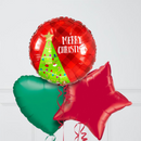 Merry Christmas Tree Inflated Foil Christmas Balloons