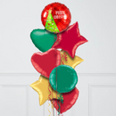 Merry Christmas Tree Inflated Foil Christmas Balloons