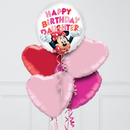Minnie Mouse Daughter Birthday Inflated Foil Balloon Bunch