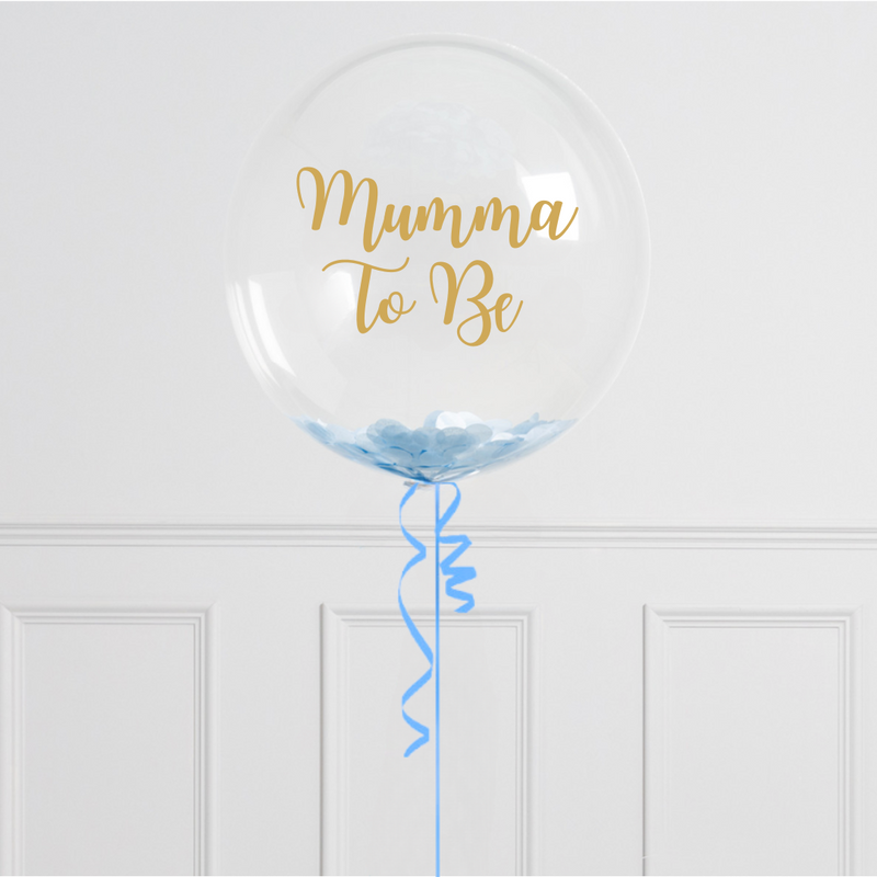 Personalised Mum To Be Confetti Bubble Balloon