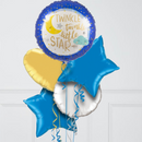 New Baby Twinkle Twinkle Inflated Foil Balloon Bunch