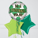 No1 Football Fan Inflated Foil Balloon Bunch
