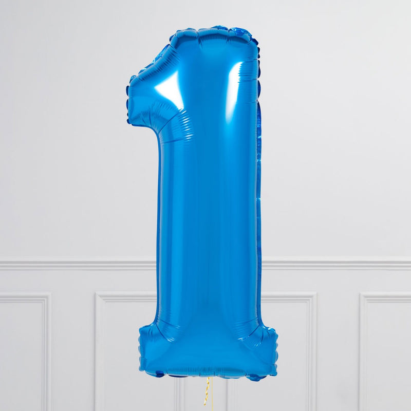 Number Blue Large Shape Balloon – BalloonFactory.ie