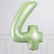 Number Olive Green Large Shape Balloon