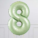 Number Olive Green Large Shape Balloon