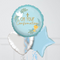 On Your Confirmation Baby Blue Inflated Foil Balloon Bunch