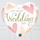 On Your Wedding Day Inflated Foil Balloon Bunch