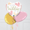 On Your Wedding Day Inflated Foil Balloon Bunch