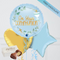 On Your Communion Blue Inflated Foil Balloon Bunch