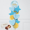 On Your Communion Blue Inflated Foil Balloon Bunch