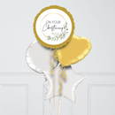 On your Christening Foil Balloon Bouquet