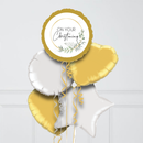 On your Christening Foil Balloon Bouquet