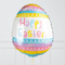 Pastel Easter Egg Inflated Foil Balloon Bunch