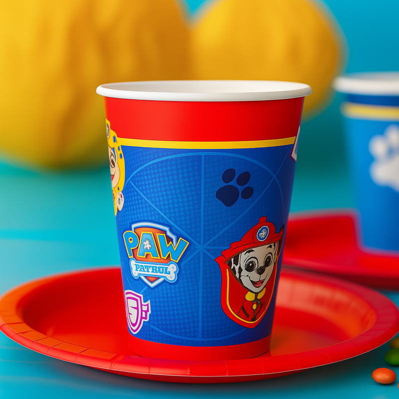 Paw Patrol Paper Cups -250ml (set of 8pcs)