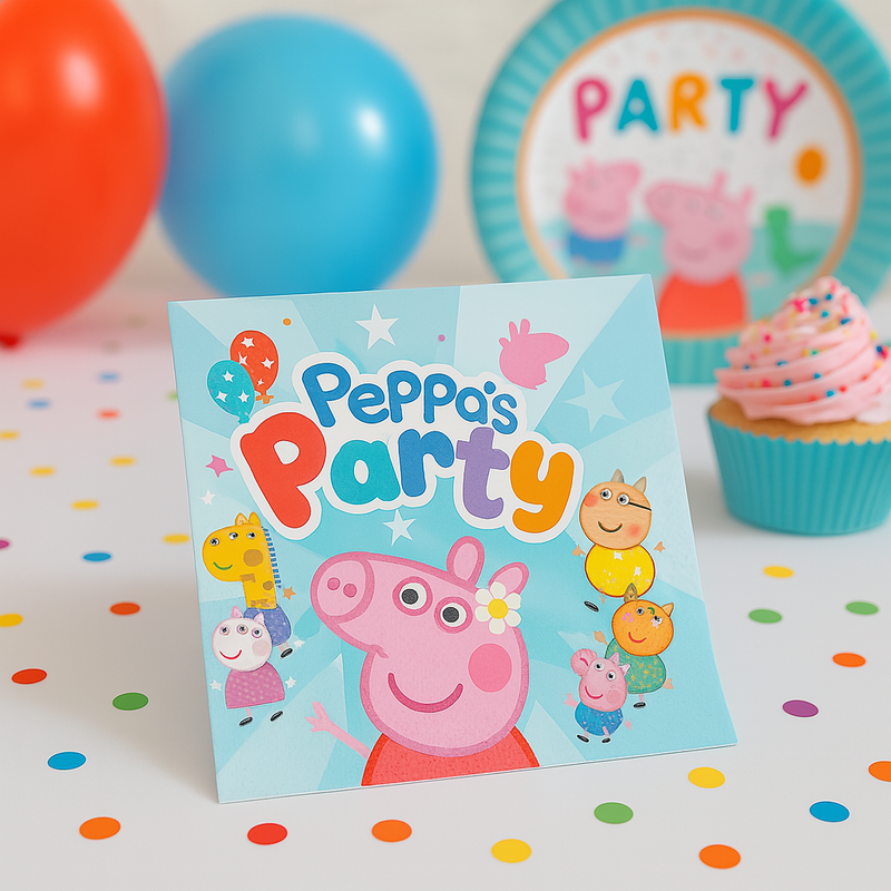 Peppa Pig Luncheon Napkins (set of 16pcs)