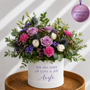 Personalised 60th Birthday Flower Hat Box