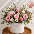 Personalised Bride To Be Flower Hat Box