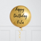 Personalised Gold Orb Balloon