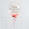 Personalised Happy Retirement Peach Confetti Bubble Balloon