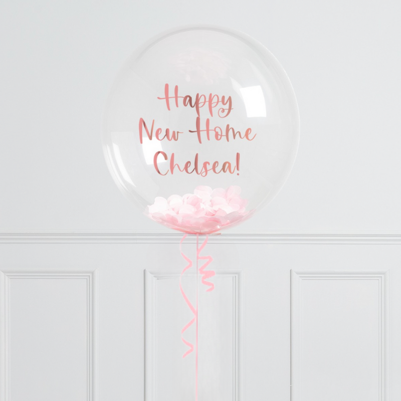 Personalised New Home Confetti Bubble Balloon