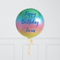 Personalised Ombre Rainbow Inflated Orb Balloon