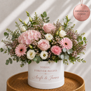Personalised Wedding Day Flower Hat Box