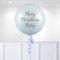 Personalised Winter Wonderland Inflated Orb Balloon Trio