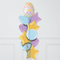 Pretty Plaid Easter Egg Hearts Inflated Foil Balloon Bunch