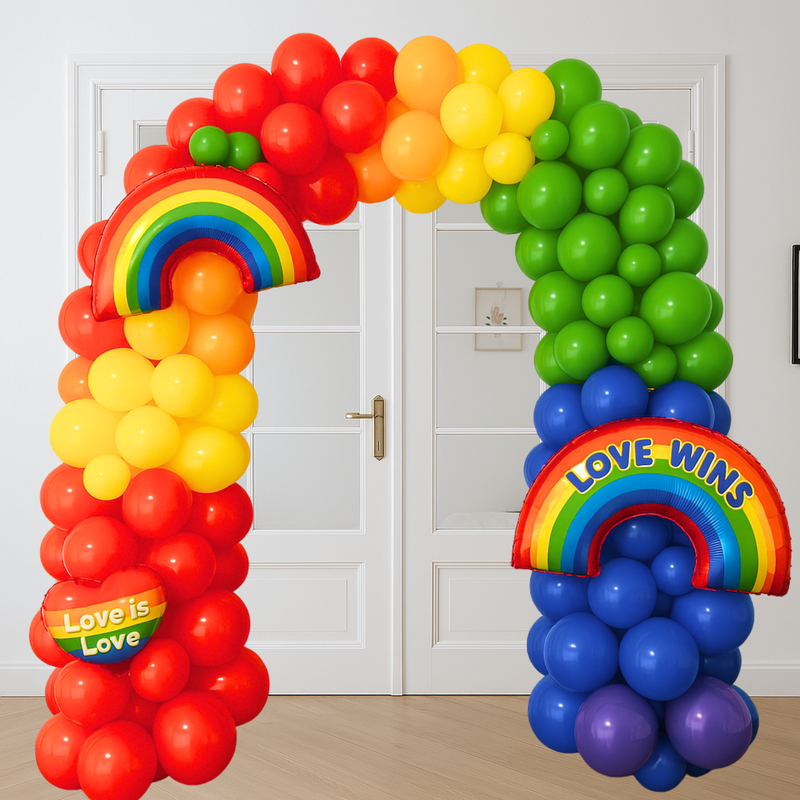 Pride Party Ready-Made Balloon Arch