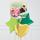 Pugs and Kisses Get Well Inflated Foil Balloon Bunch